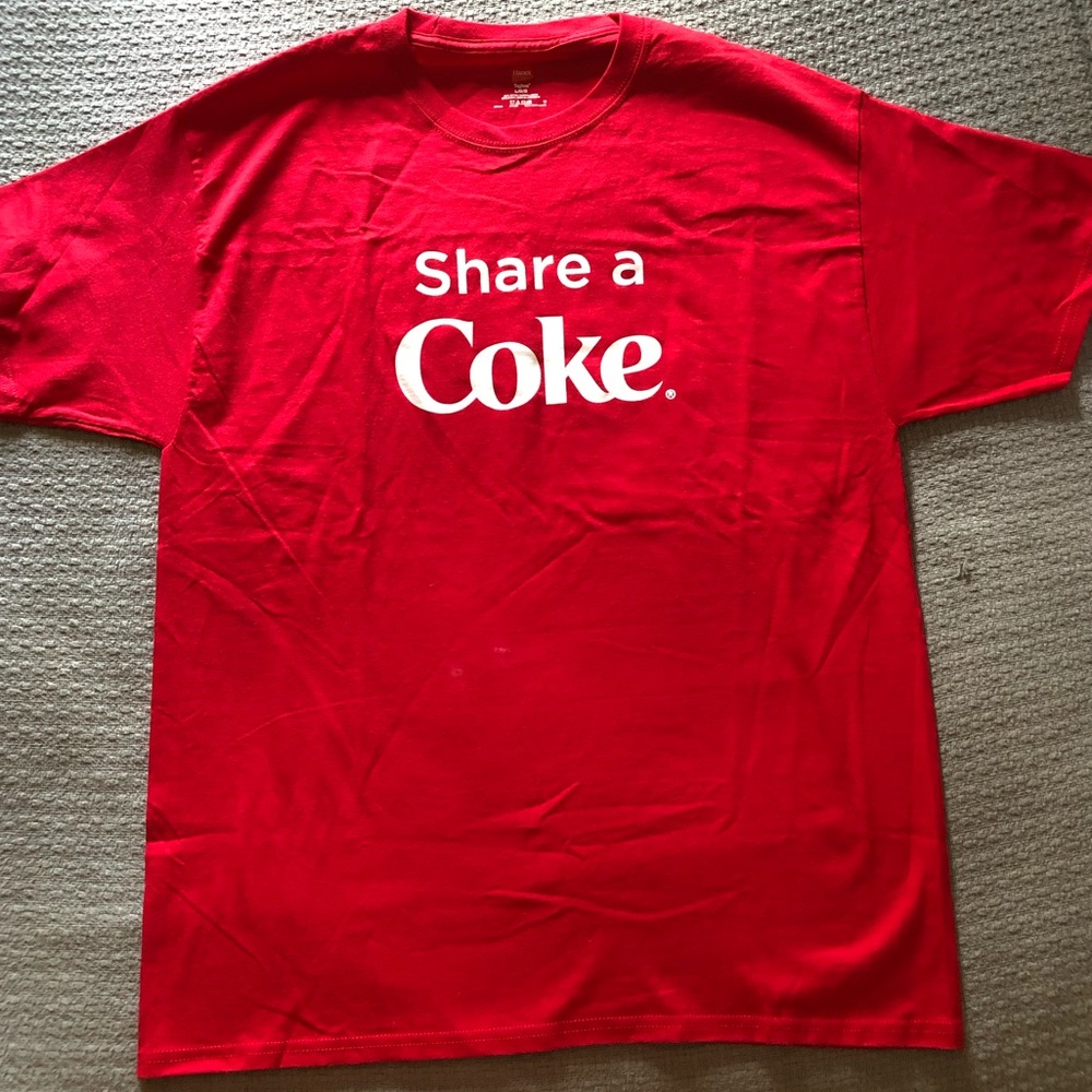 🟡3/$40 NWOT “Share A Coke” Tee Limited Edition